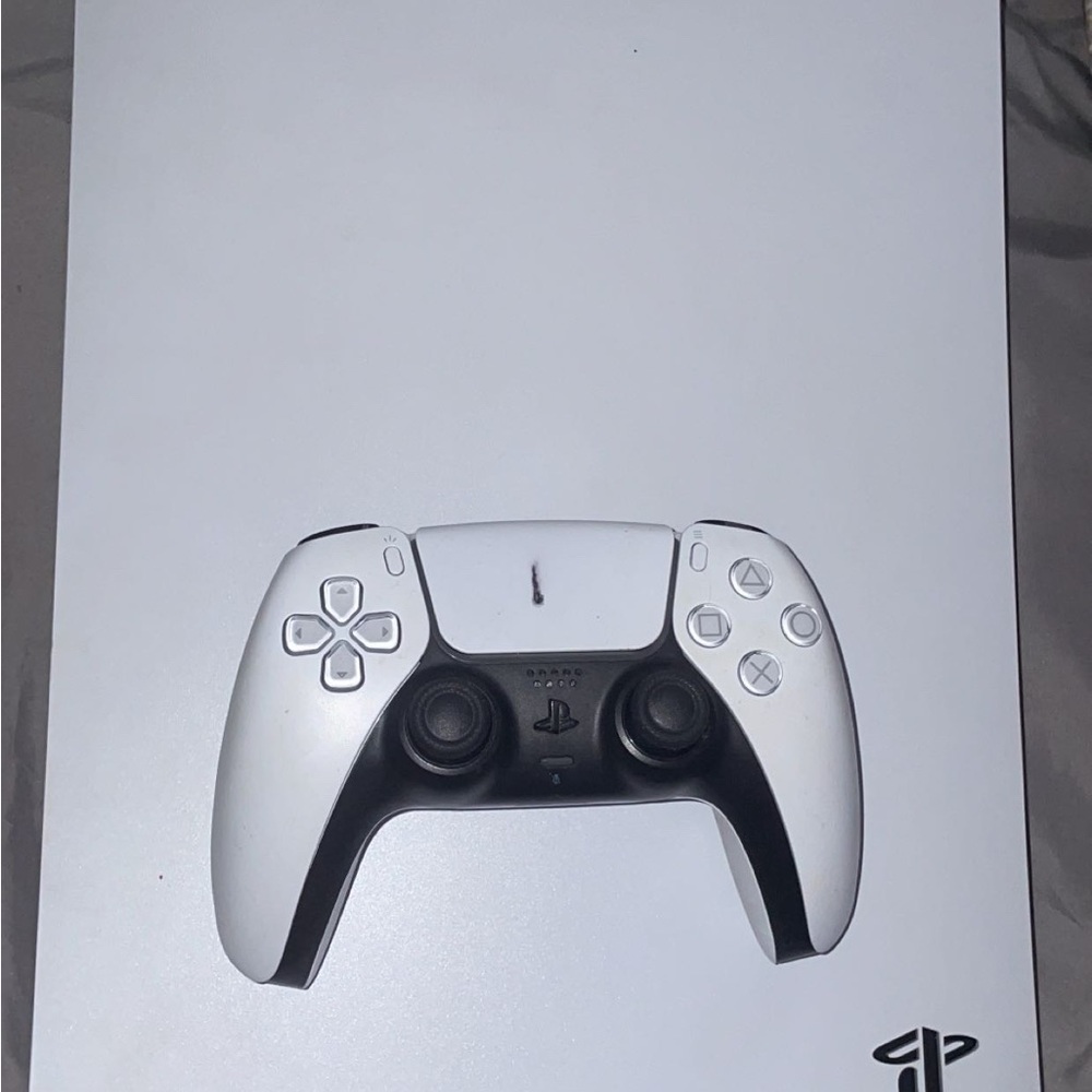 White and Black Wireless Gaming Controller for Consoles